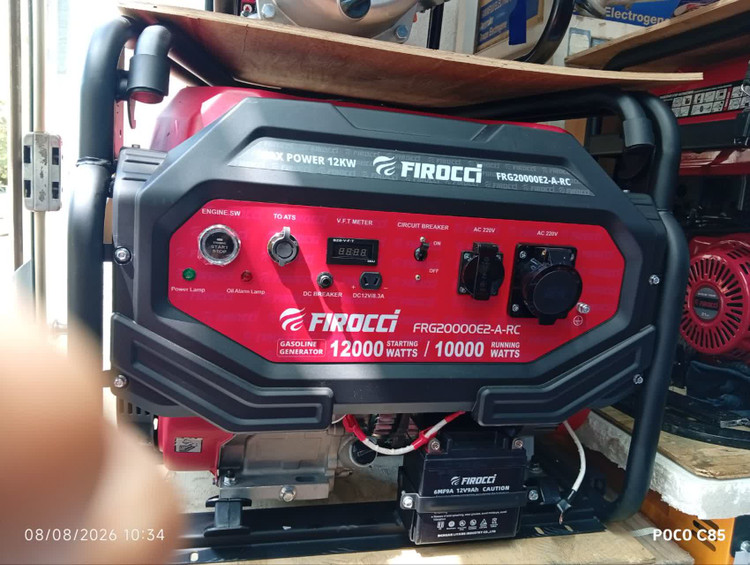 موتور برق فیروچی مدل FRG20000E2-A-RC تکفاز