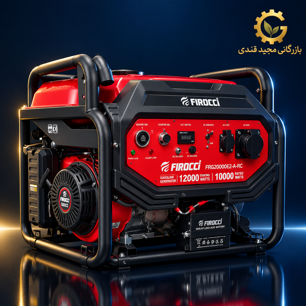 موتور برق فیروچی مدل FRG20000E2-A-RC تکفاز